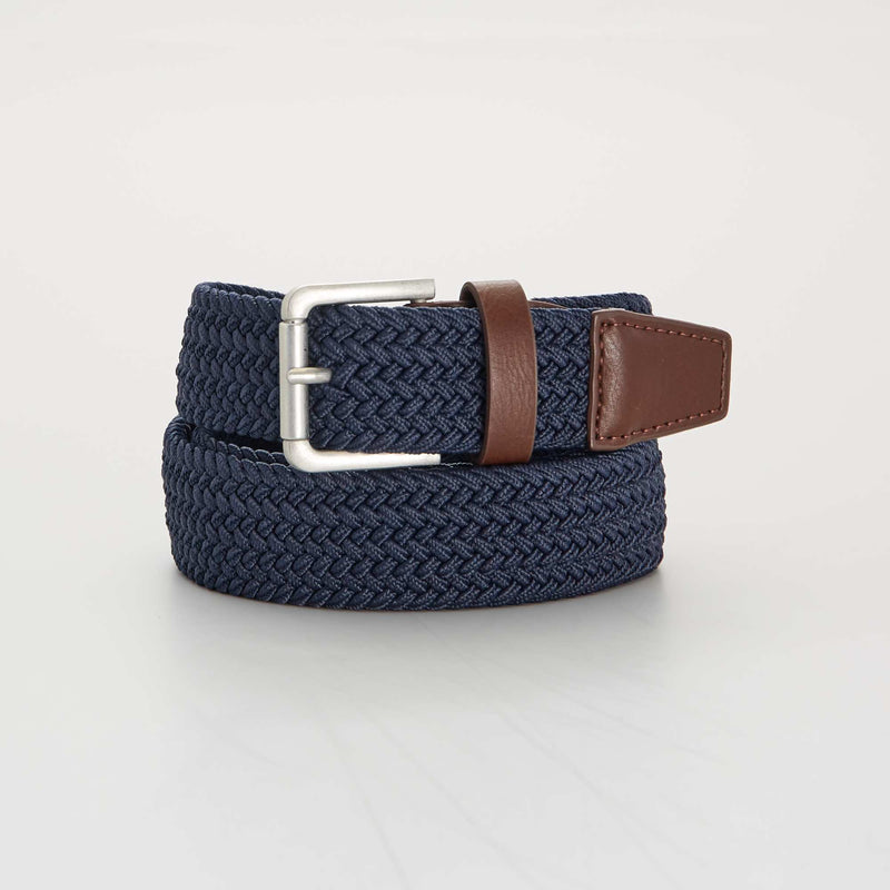 Ceinture tressée élastique