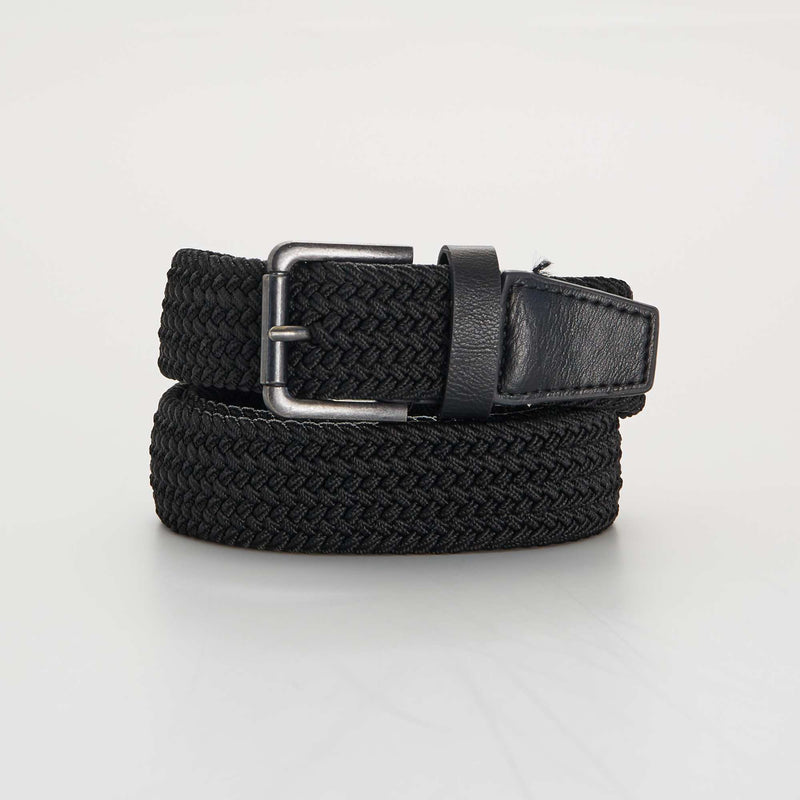 Ceinture tressée élastique