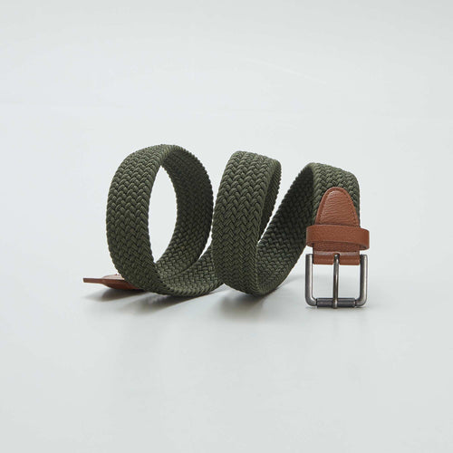 Ceinture tressée élastique