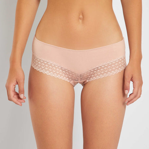 Lot de 3 shorty avec dentelle