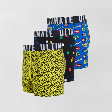 Lot de 3 boxers fantaisie