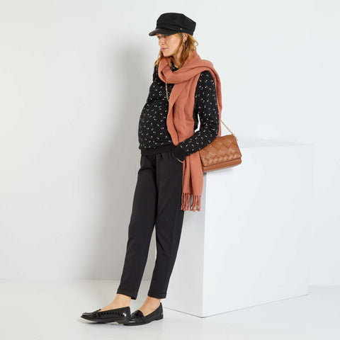 Pantalon grossesse en maille milano