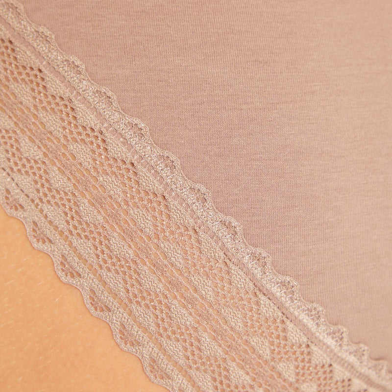 taupe/rose/écru