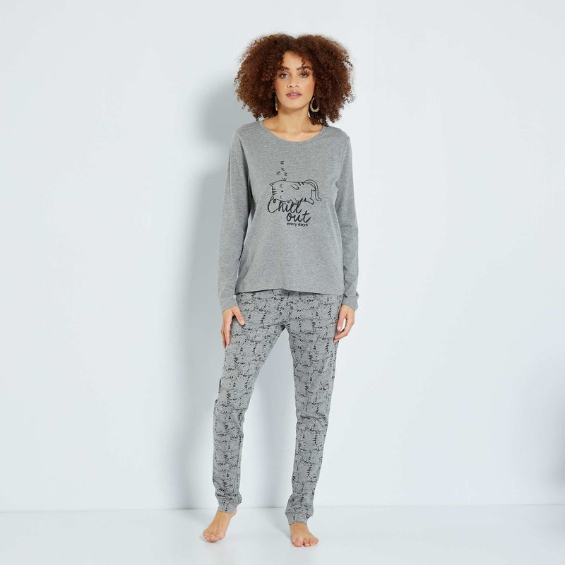 gris chiné foncé