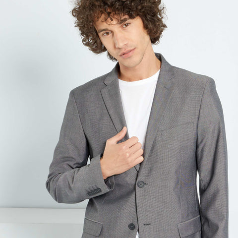 Veste de costume caviar