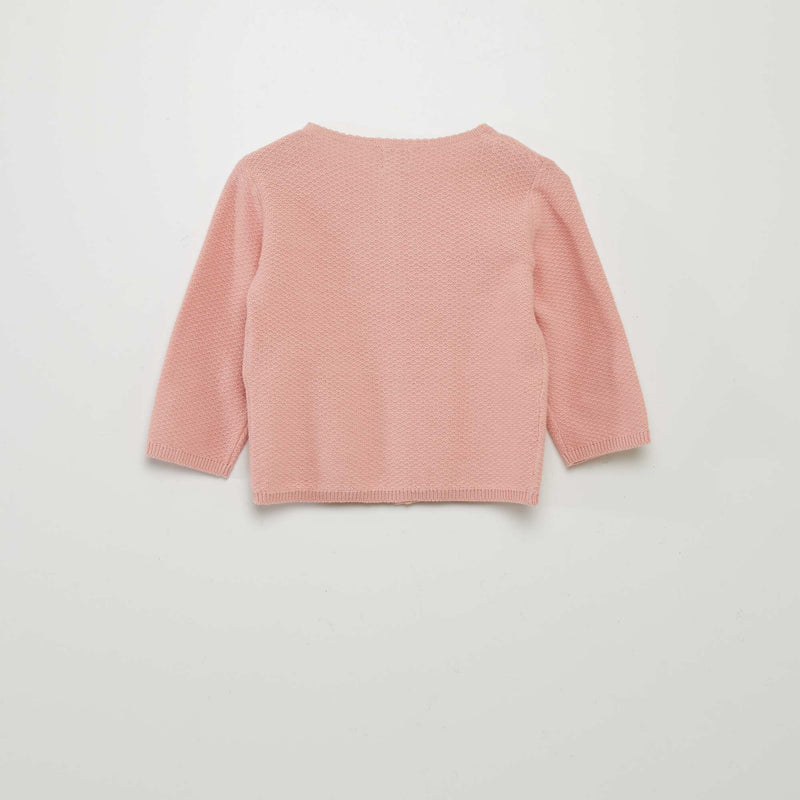 Gilet en maille fantaisie