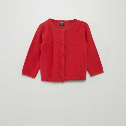 Gilet en maille fantaisie