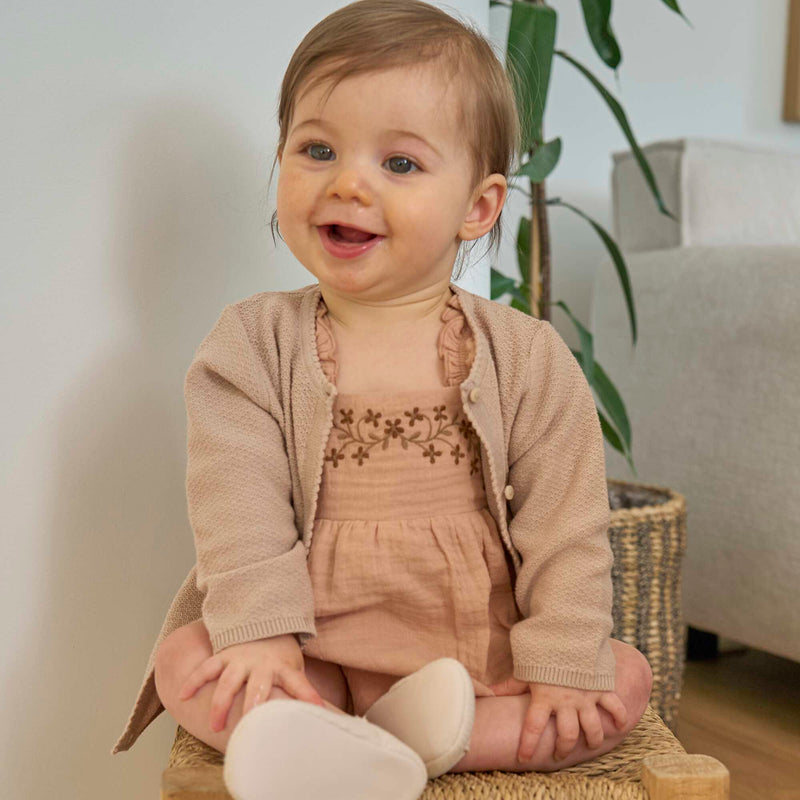 Gilet en maille fantaisie
