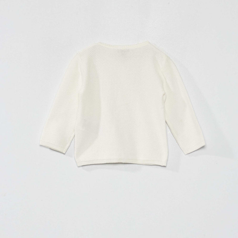 Gilet en maille fantaisie