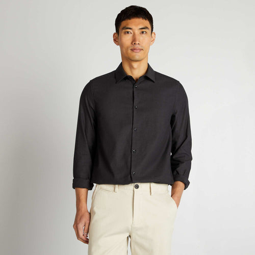 Chemise droite unie