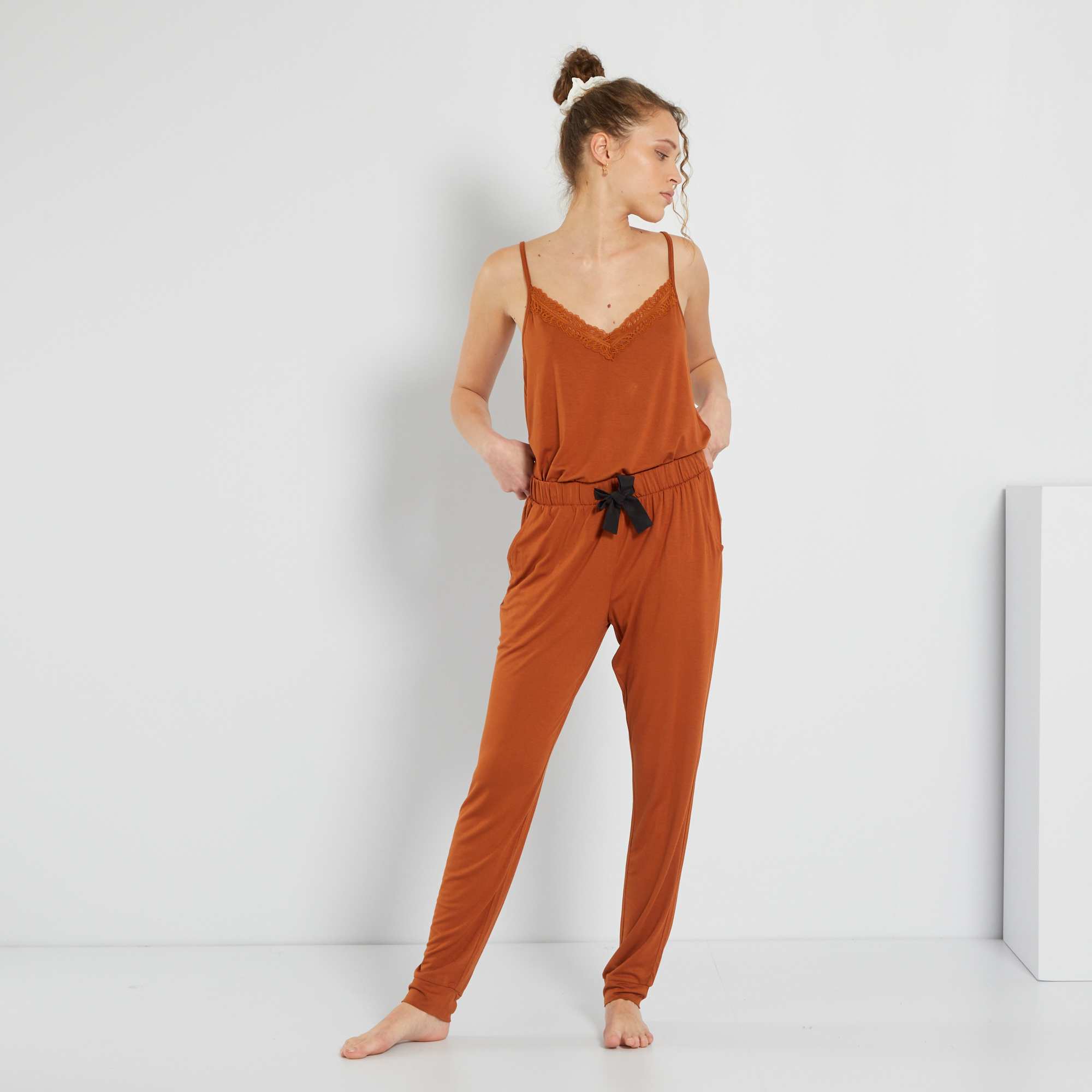 Pantalon de nuit fluide