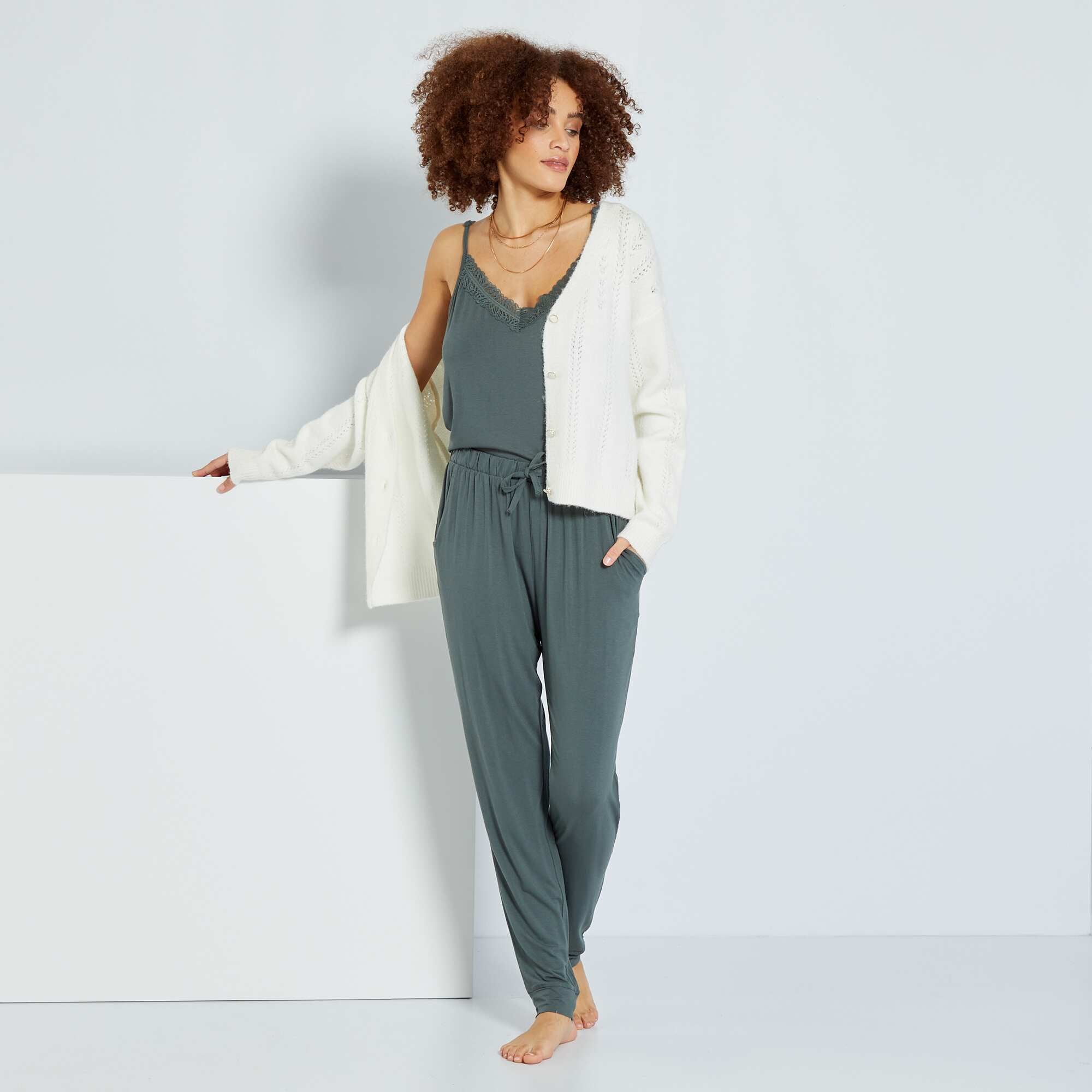 Pantalon de nuit fluide