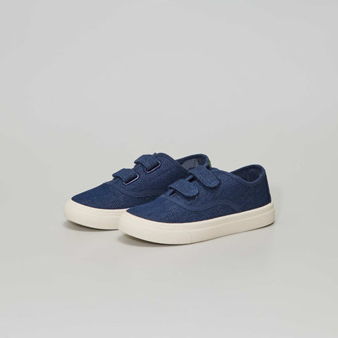Baskets basses en toile