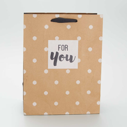Sac cadeau 'For you'