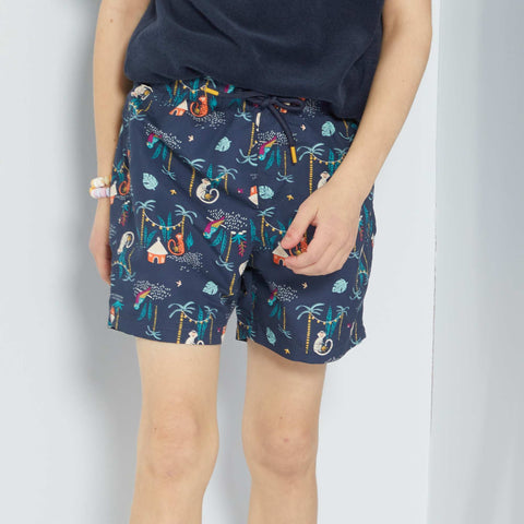 Short de bain fantaisie