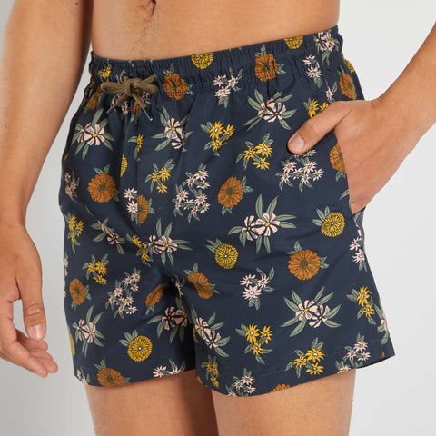 Short de bain imprimé