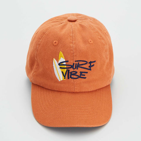 Casquette en toile 'surf vibe'