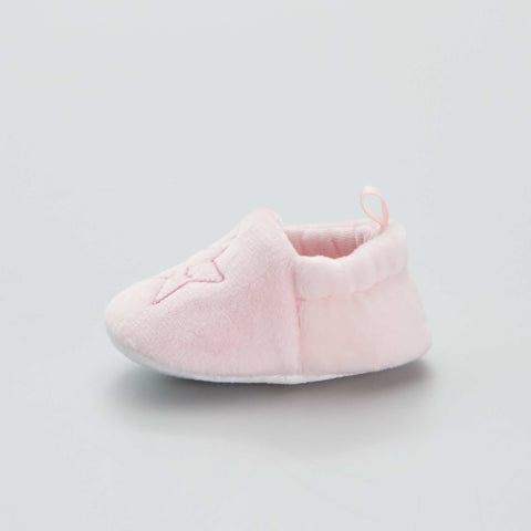 Chaussons bébé brodé - étoile