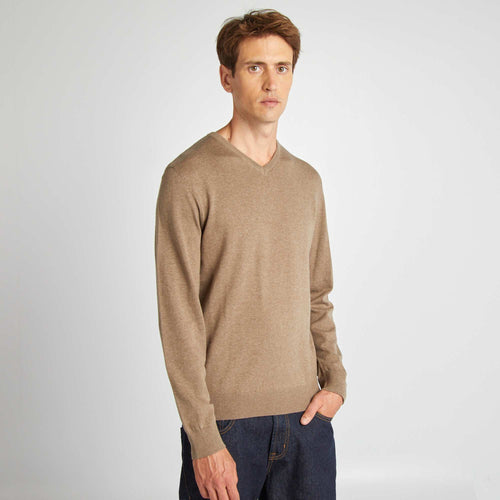 Pull basique en maille unie