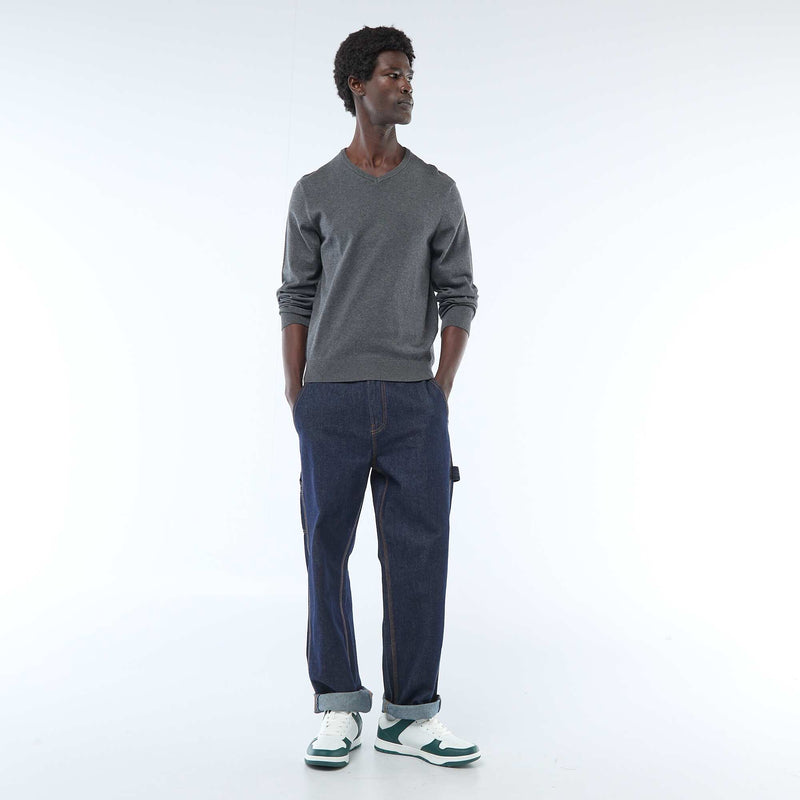 Pull basique en maille unie