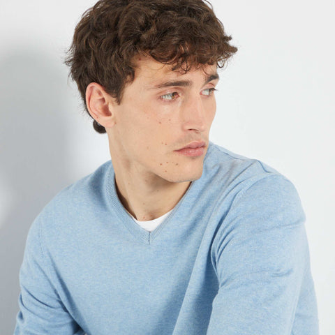 Pull basique en maille unie