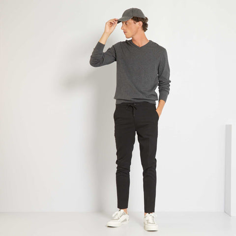 Pull basique en maille unie