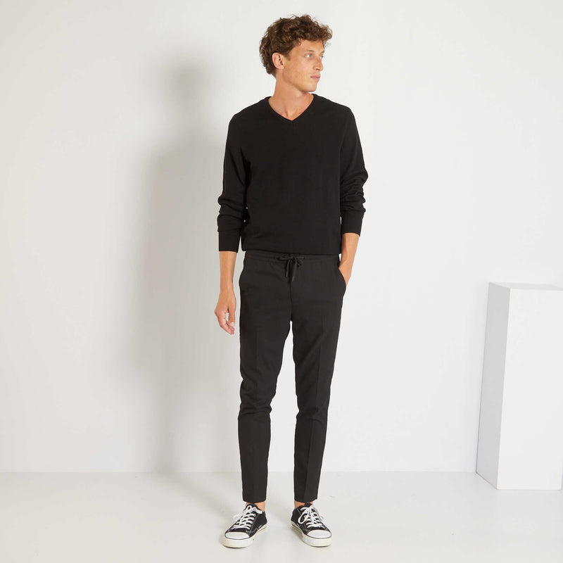 Pull basique en maille unie