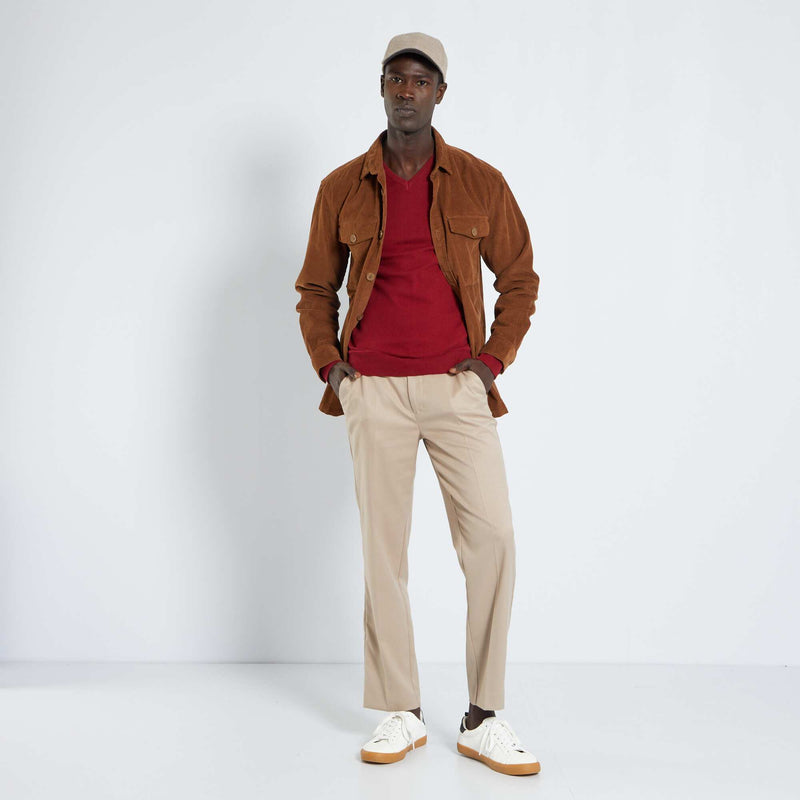 Pull basique en maille unie