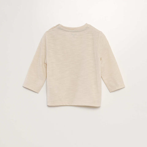 T-shirt à col rond avec poche