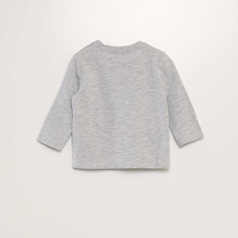 T-shirt à col rond avec poche