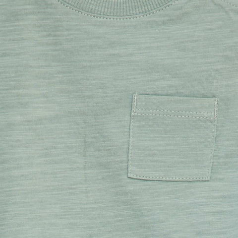 T-shirt à col rond avec poche