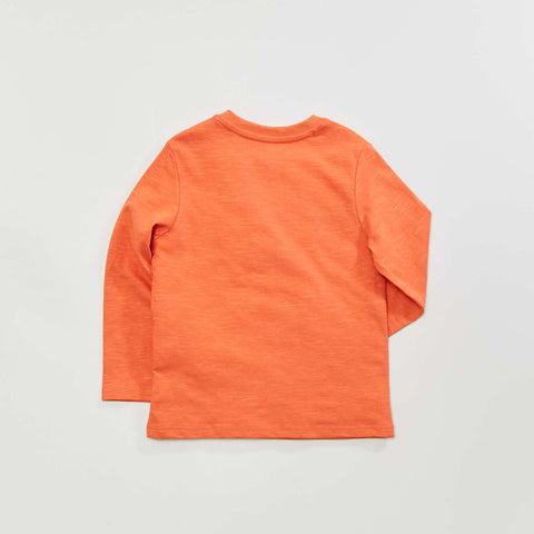 T-shirt à col rond avec poche