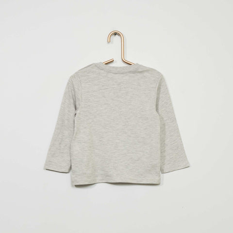 T-shirt à col rond avec poche