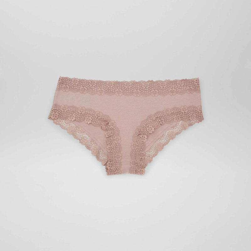 Lot de 3 shorties fines côtes