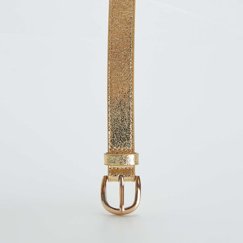 Ceinture texturée et irisée