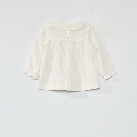 Blouse en voile de coton