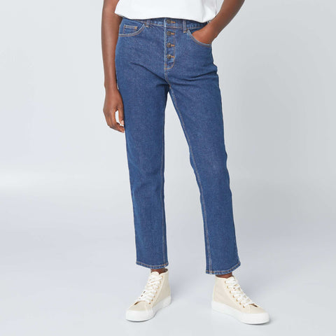 Jean mom à taille très haute - L30