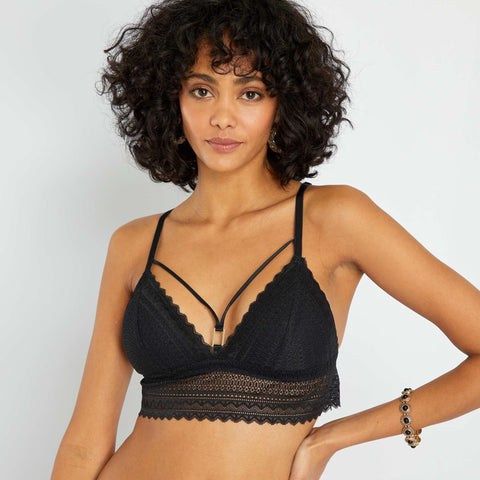 Soutien-gorge triangle dentelle