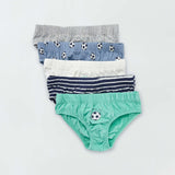 Bleu/vert/gris/blanc