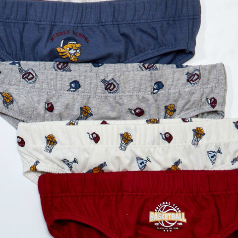 Lot de 5 slips en coton