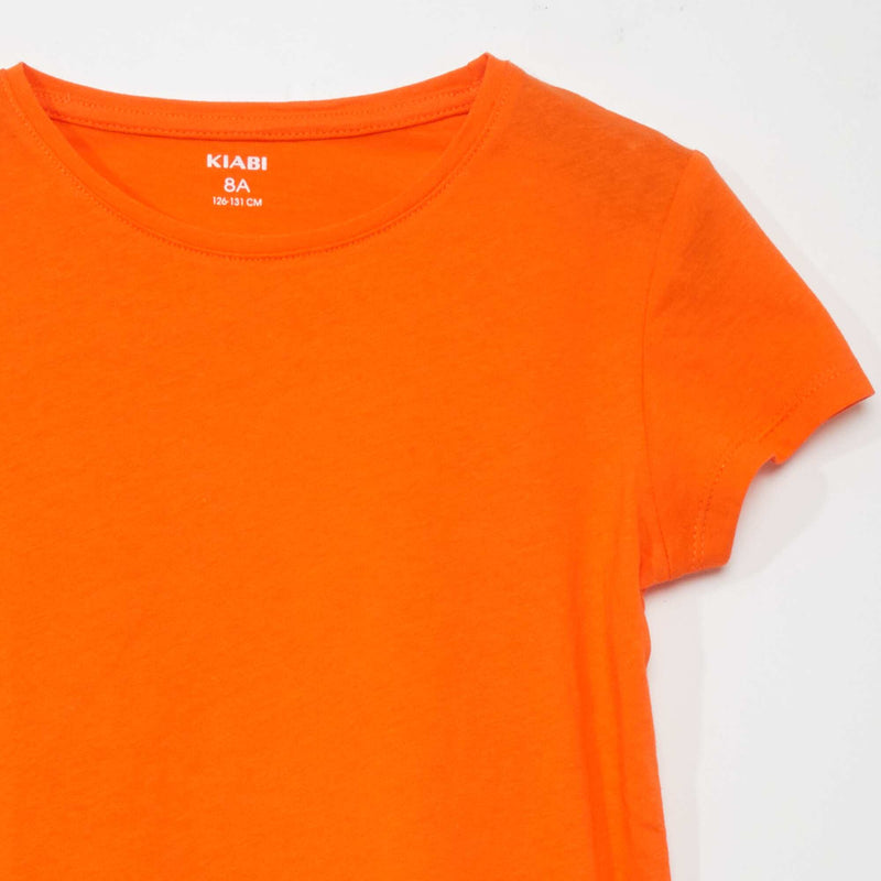 T-shirt en jersey uni