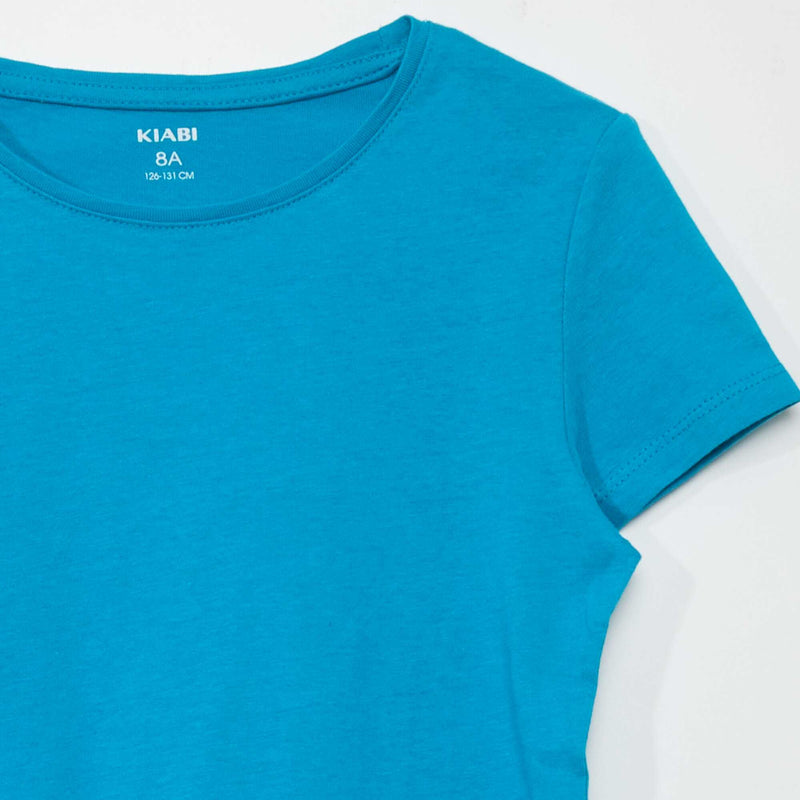 T-shirt en jersey uni