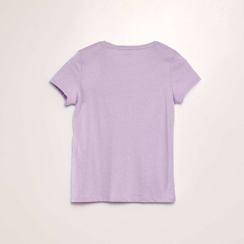 T-shirt en jersey uni