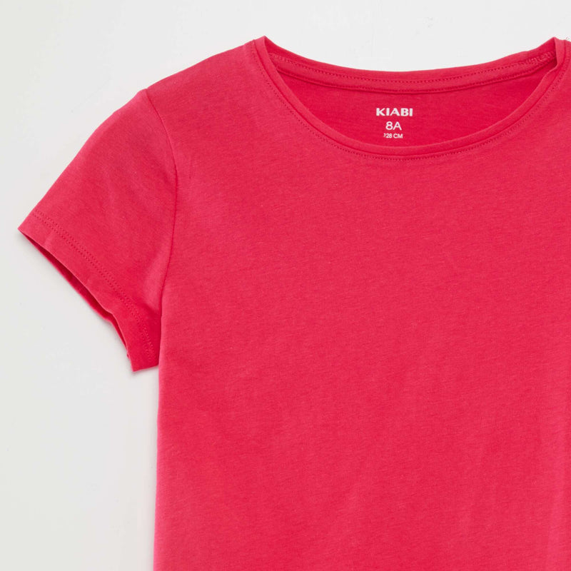 T-shirt en jersey uni