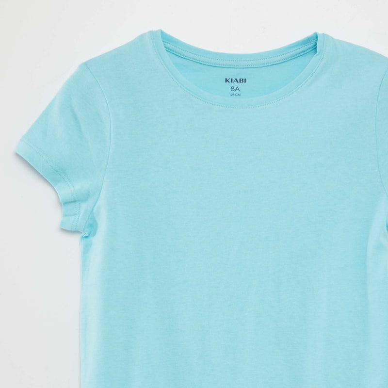 T-shirt en jersey uni