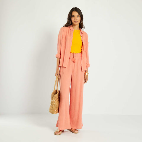 Chemise en gaze de coton