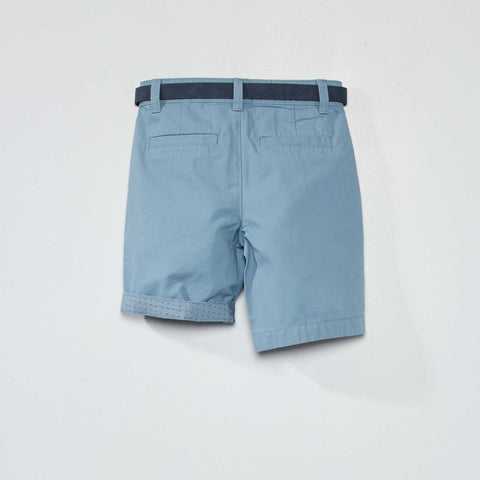 Bermuda chino avec ceinture