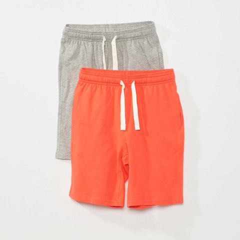 Lot de bermudas en jersey - 2 pièces