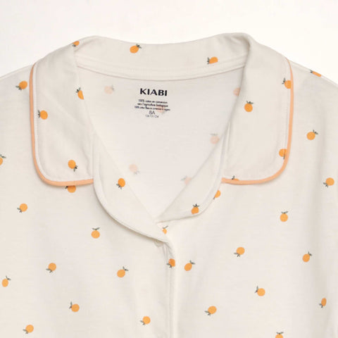 Pyjama court chemise + short à motif