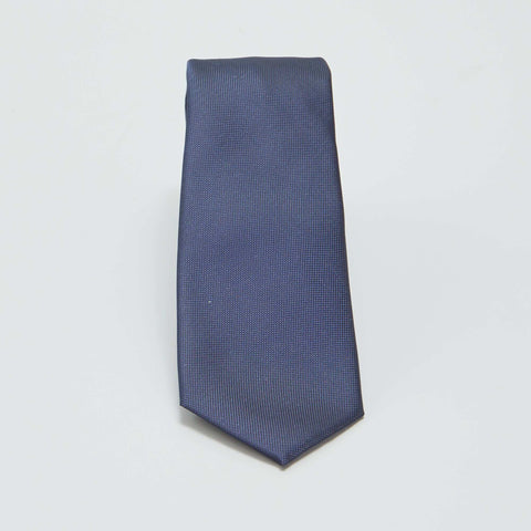 Cravate unie texturée